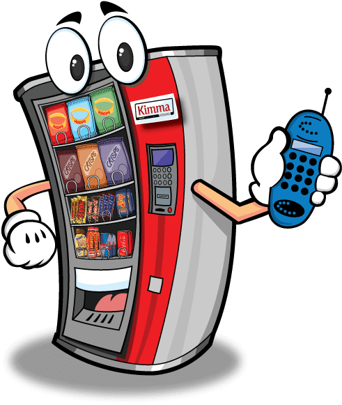 Machine Clipart Snack Machine - Vending Machine Cartoon Png (527x607)