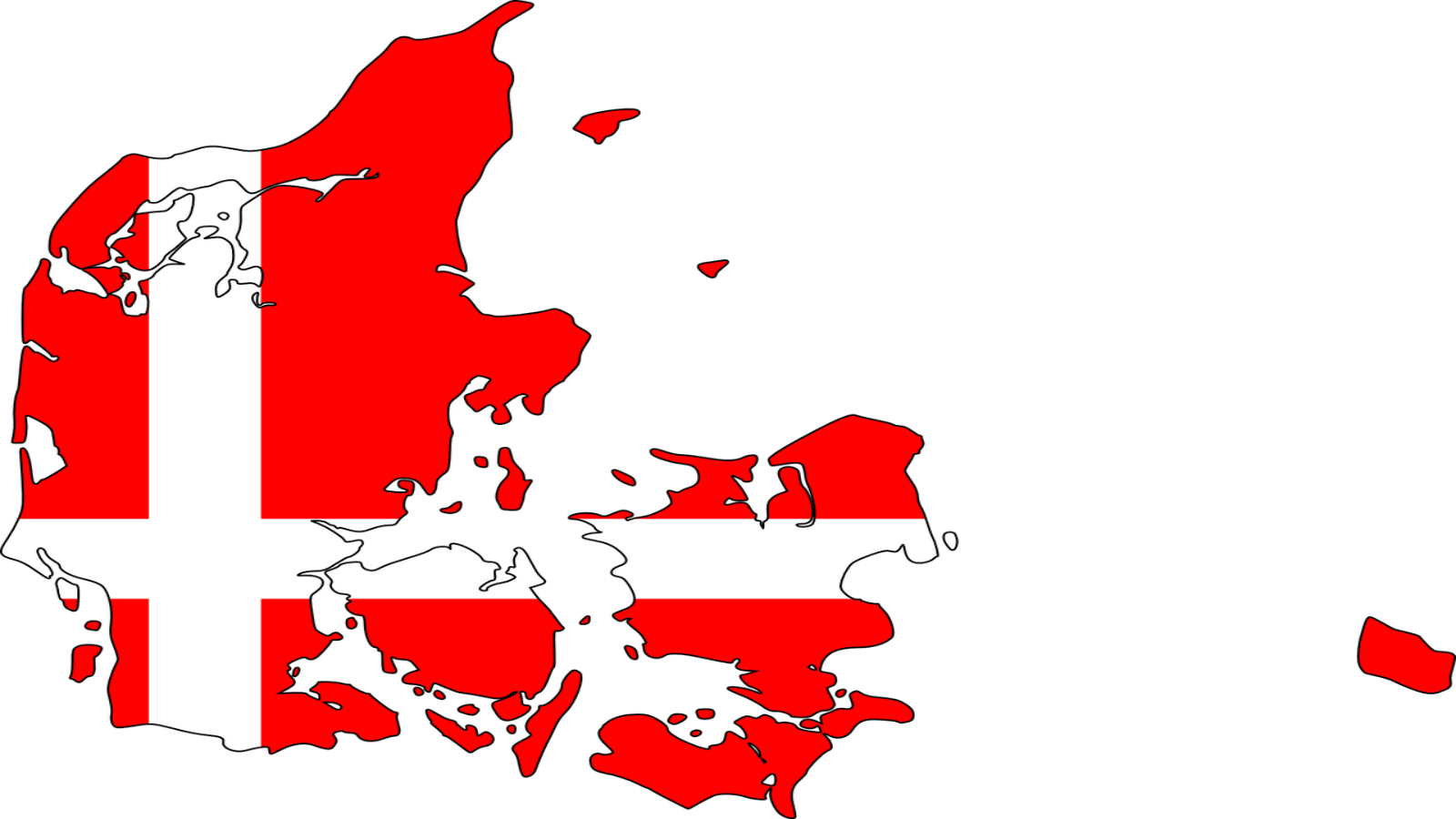 Education Denmark Flag Facts With About - Denmark Flag Map (1600x900)