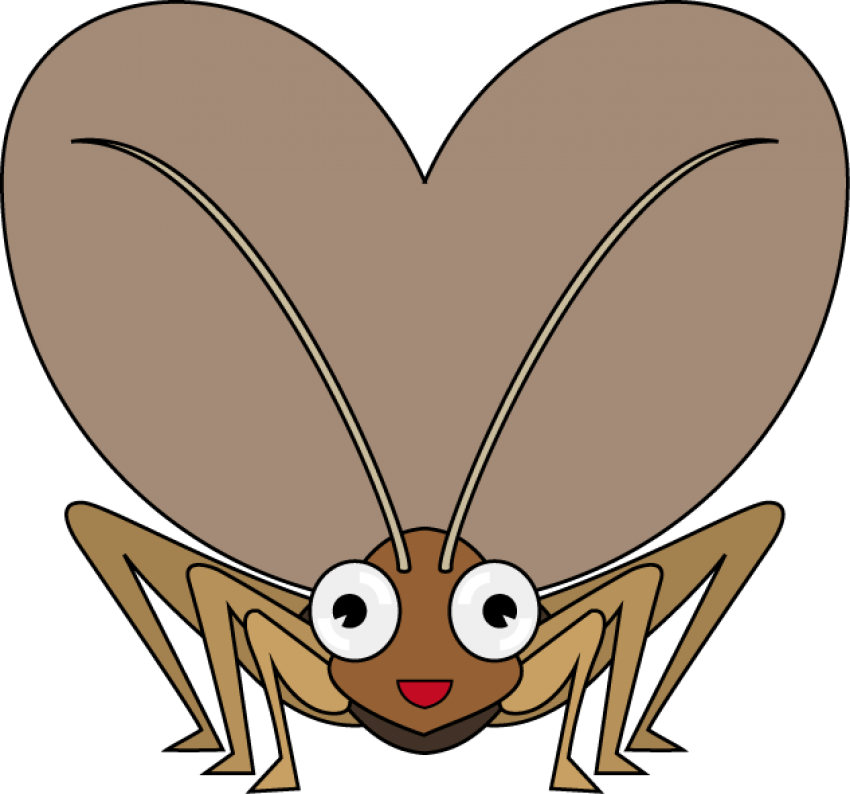 Free Png Cricket Insect Clipart Png Images Transparent - Portable Network Graphics (850x794)