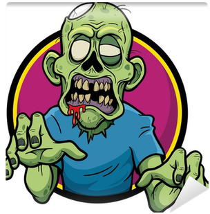 Vector Illustration Of Cartoon Zombie Wall Mural • - Zombie Animasi Keren (400x400)