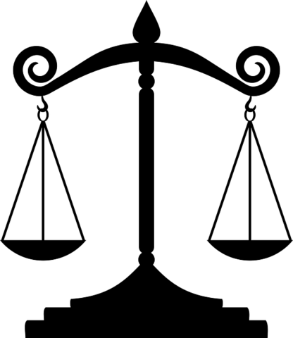 Mexican Territorial Gov - Law Balance Png (416x480)