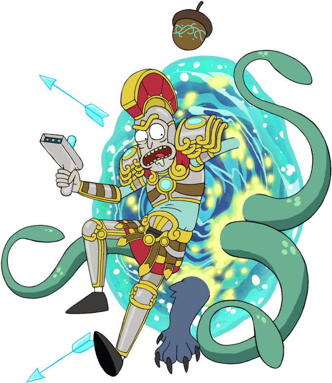 Smite Paladins Portal Rick Sanchez Fictional Character - Smite Janus Rick (800x800)
