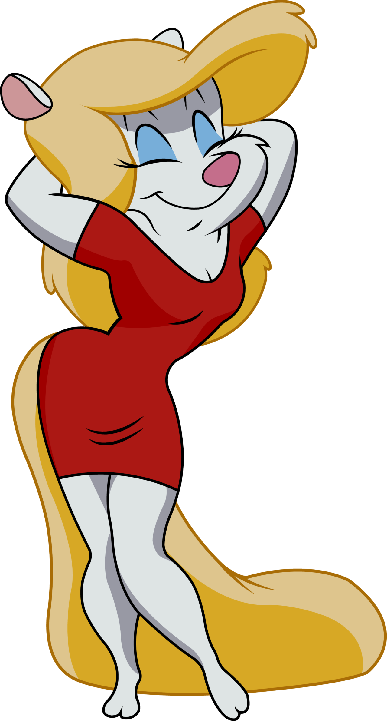 Minerva Mink Fifi La Fume Animation Cartoon - Minerva Animaniacs (1280x2381)