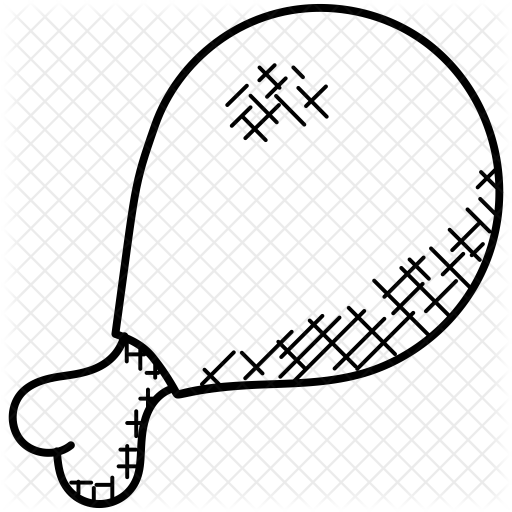 Drum Stick Icon - Chicken (512x512)