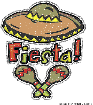 Fiesta Fiesta,fiesta Gif - Mexico Fiesta Throw Blanket (339x380)