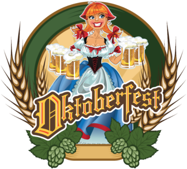 Oktoberfest Pin Up Red Headed German Beer - Octoberfest Pinup (790x691)