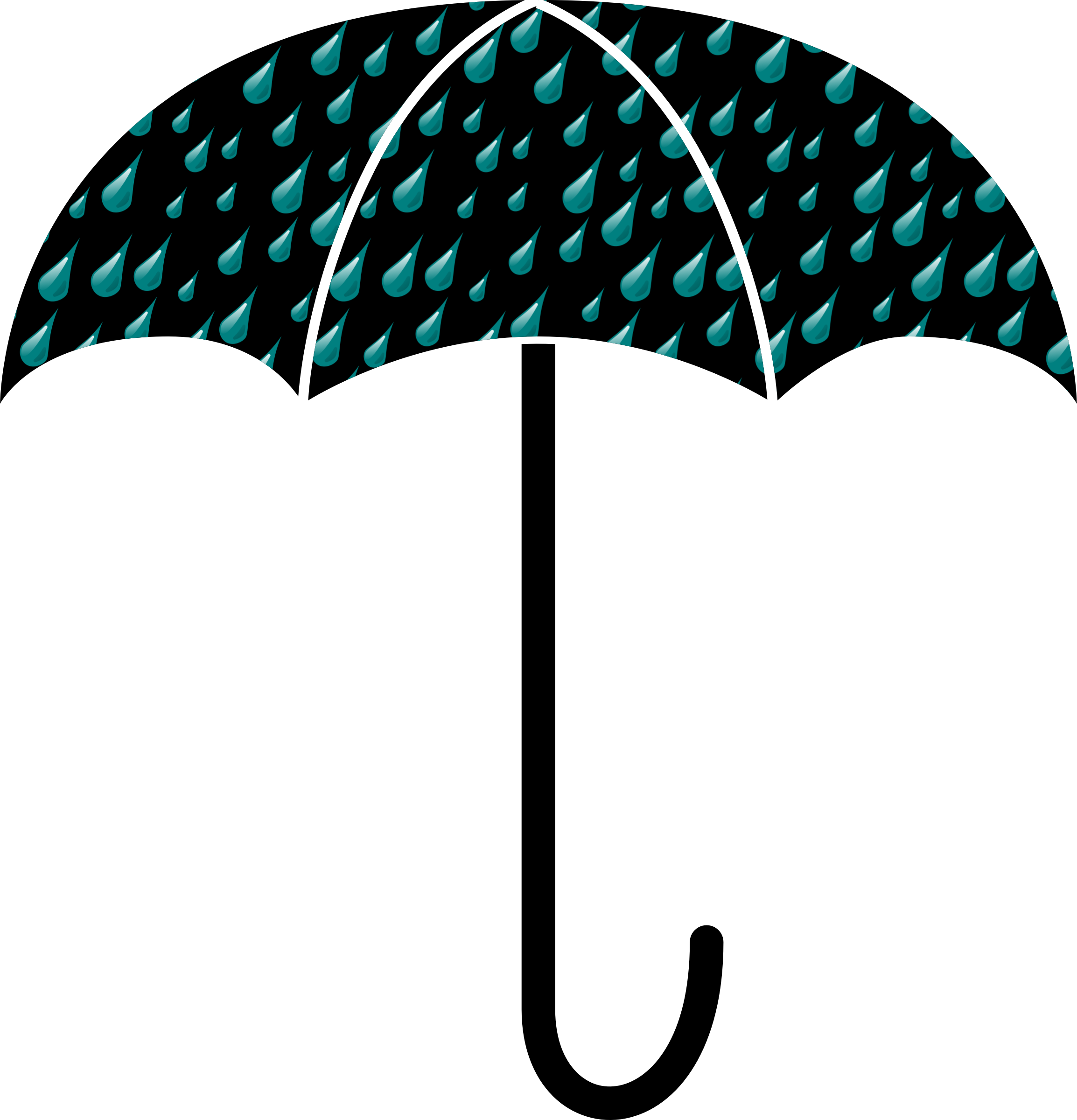 Big Image - Umbrella Clipart (2308x2400)