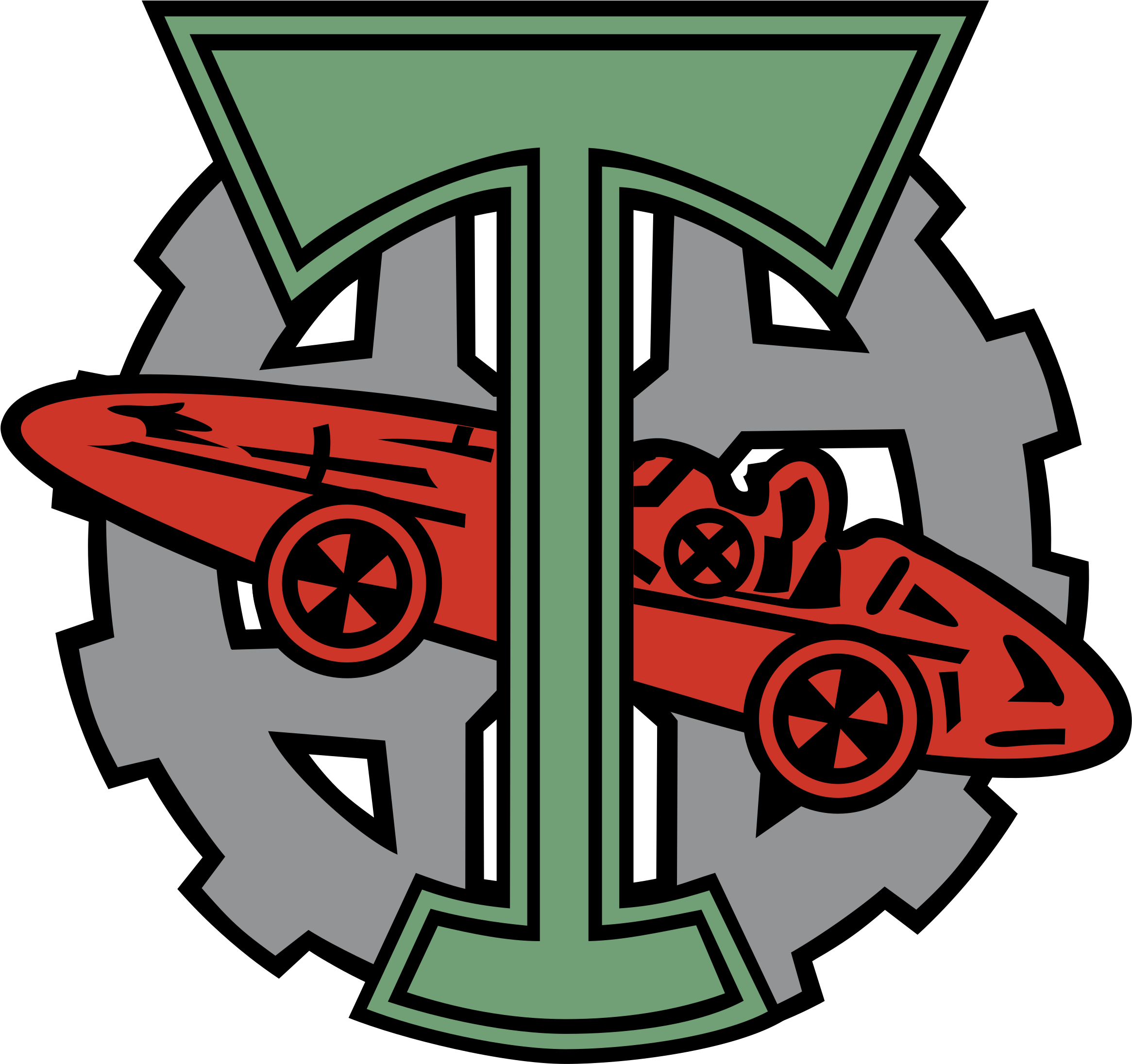 Torpedo Pavlovo Logo Black And White - Pavlovo (2400x2400)