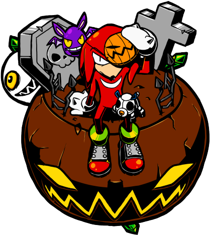 Happy Halloween, Everyone Don't Get Leery - Sonic The Hedgehog (500x520)