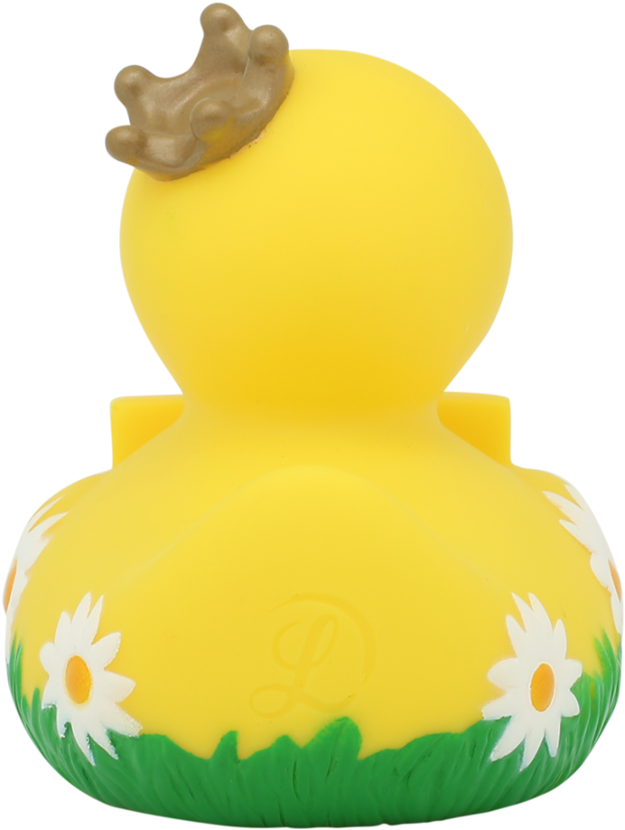 Rubber Duck With Greeting Sign By Lilalu - Duck (1024x1024)
