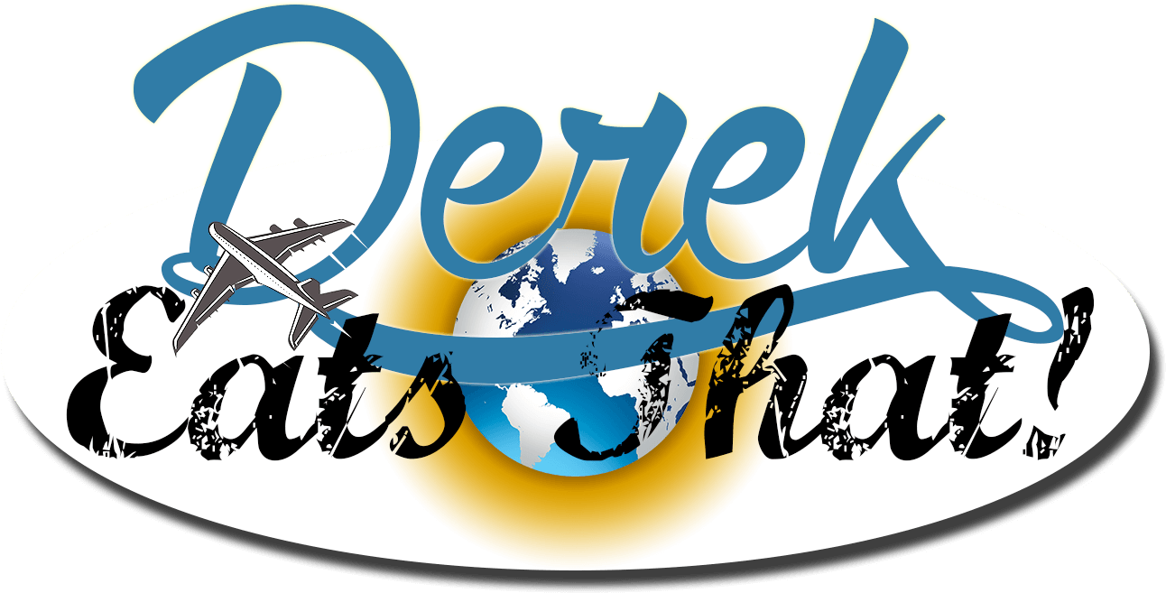 Derek Eats That Logo - Catrina Vintage (black) Mousepad (1334x750)