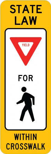 Pedestrian Sign (500x500)