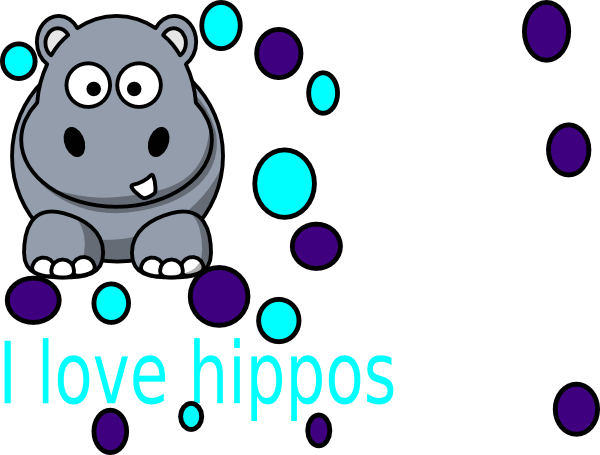 Cartoon Hippo (600x455)
