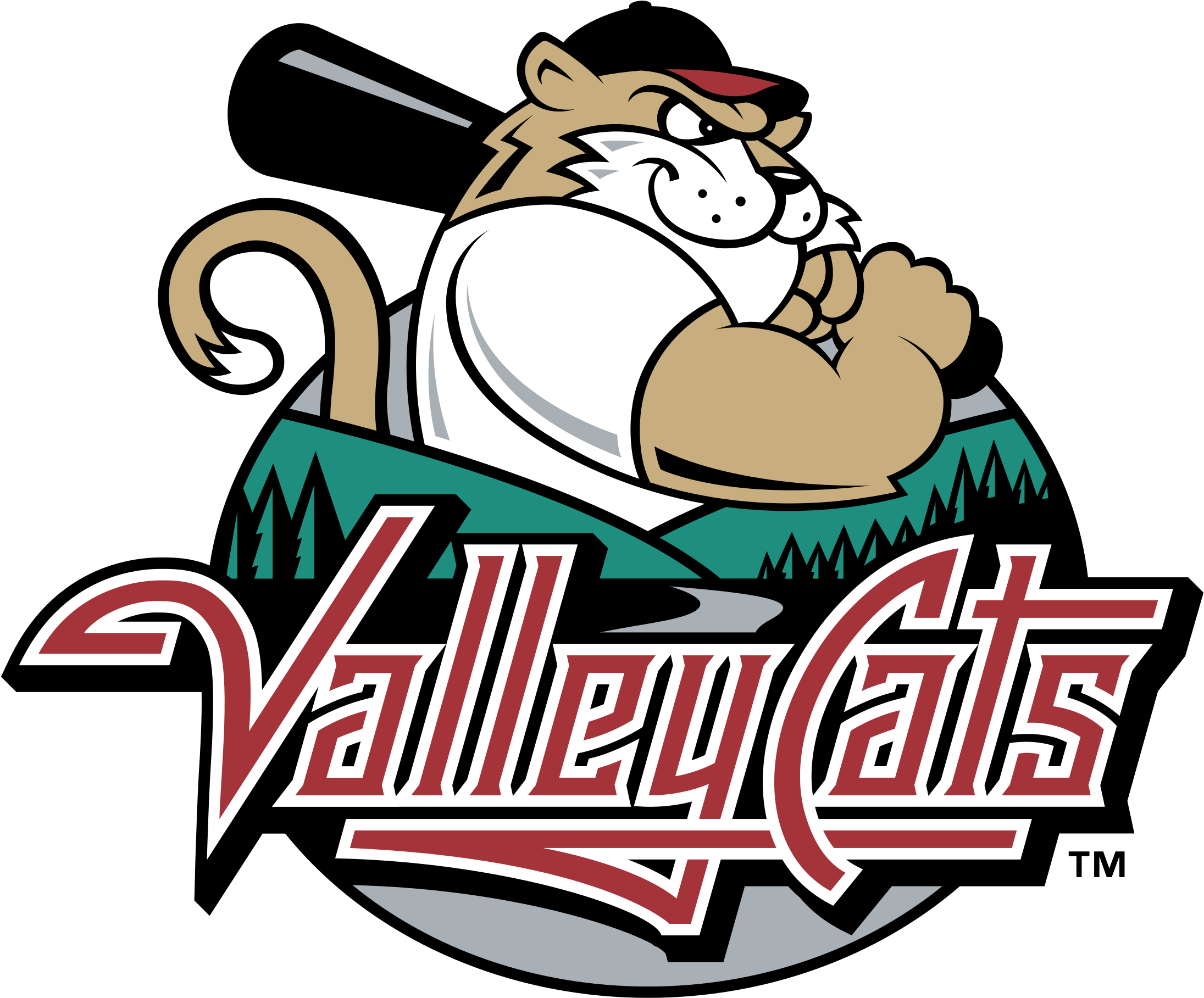 Png Transparent - Tri City Valleycats Logo (2400x2400)