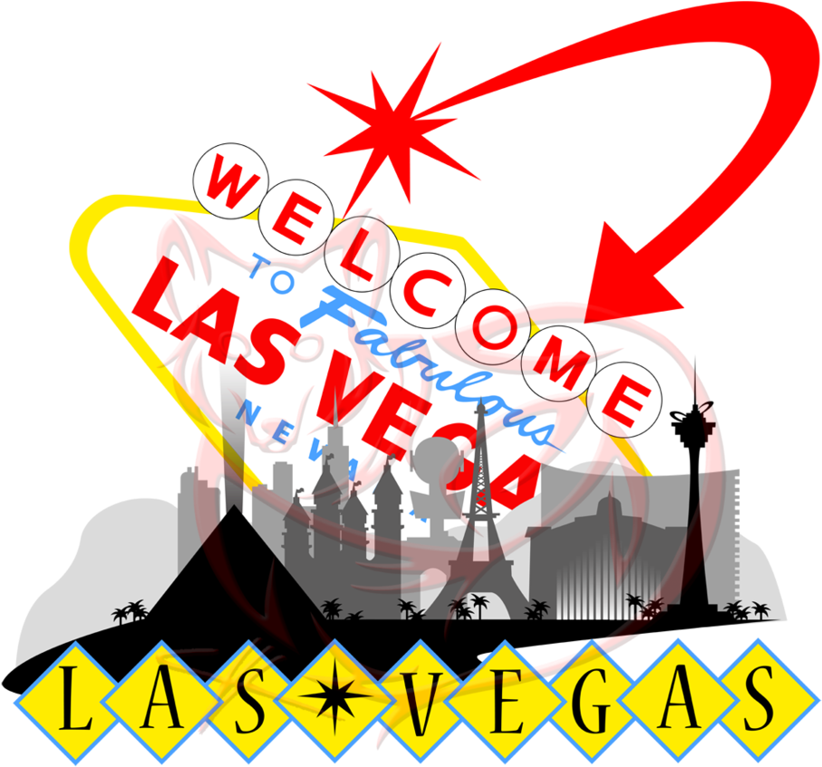 The Las Vegas Strip By Hitoshihalfbreed - Welcome To Las Vegas Sign (1000x958)