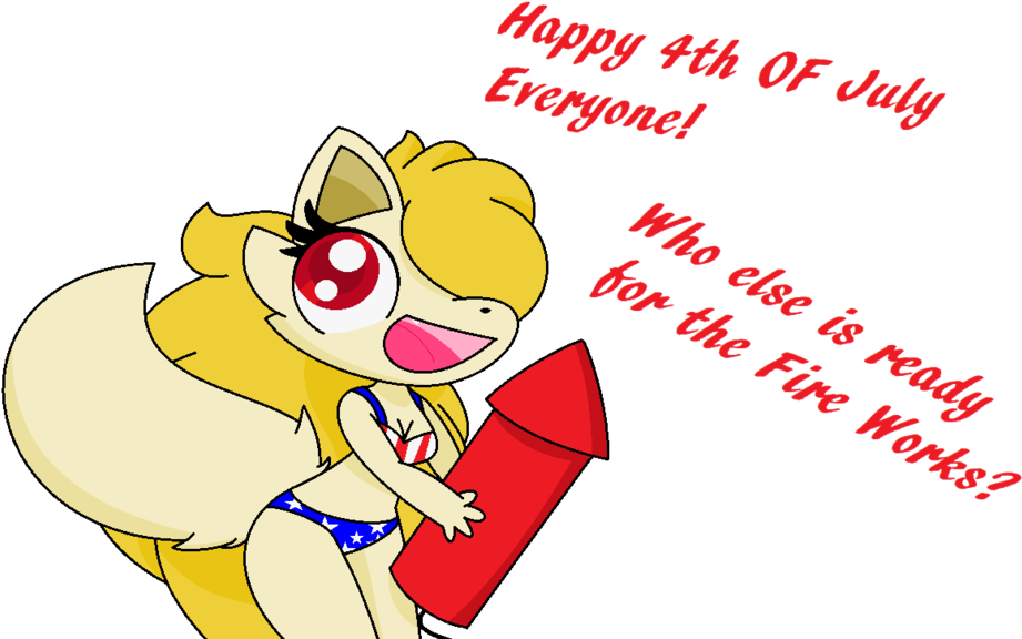 Happy 4th Of July By Superluigi1025 - Cartoon (1024x576)