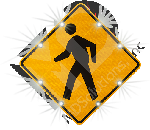 Solar Pedestrian Crossing Sign - Pedestrian Crossing Sign (960x533)