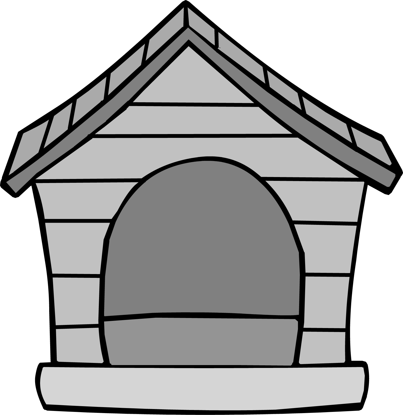 Grey Puffle House - House (1688x1737)