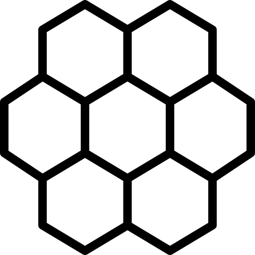 Honeycomb Free Icon - Scalable Vector Graphics (512x512)