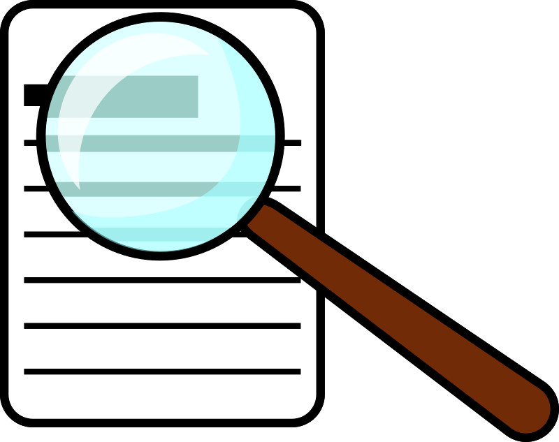 Do Ent Clip Art Images Tions Photos Easy Dog House - Magnifying Glass Clipart (800x633)