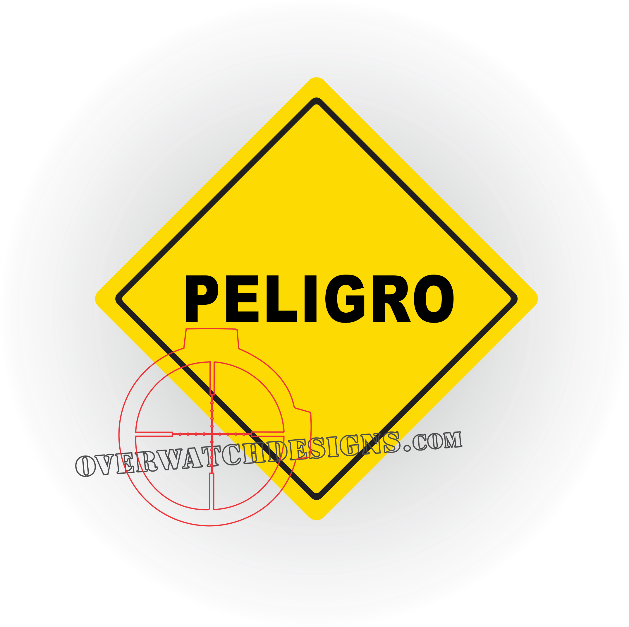 Peligro Street Sign - Miss Mato Grosso Do Sul (2401x2393)