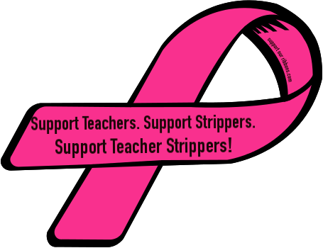 Support Teachers - Breast Cancer Awareness On Trucks (455x350)