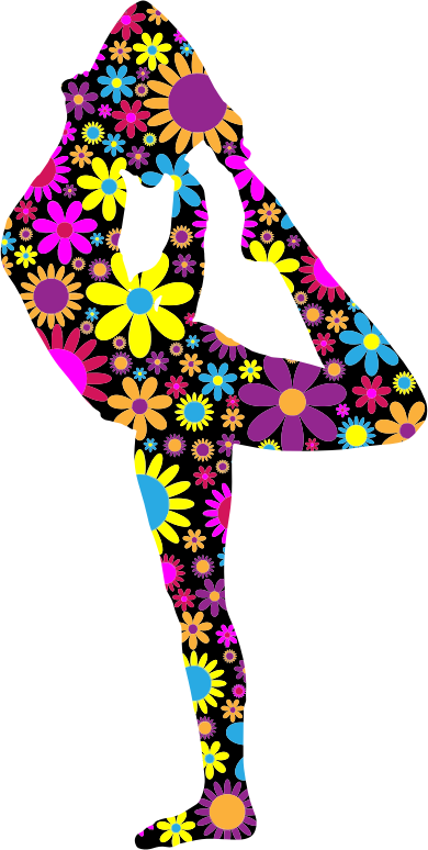 Medium Image - Cute Yoga Drawings Clip Art (390x774)