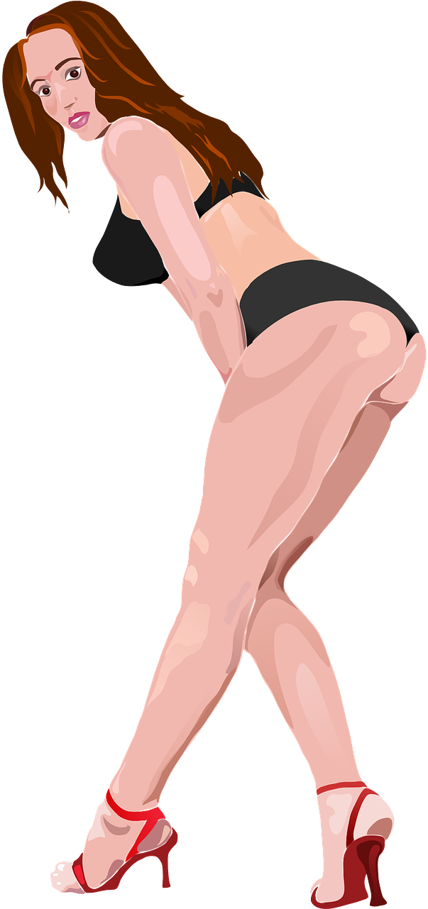 Stripper-150166 - Fundo Transparente Lendo Png (640x1280)