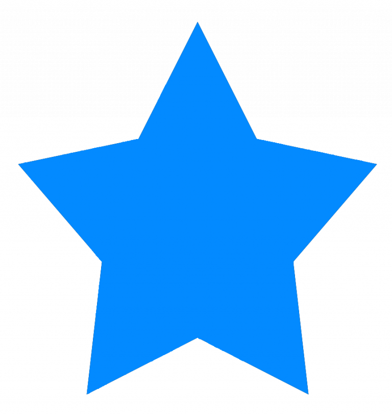 Blue Star Clipart Star Clipart Purple Bow Clipart - Pink And Blue Stars (768x810)