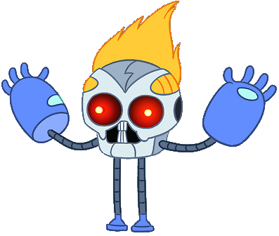 Robochristransparent - Bravest Warriors Robochris (397x336)