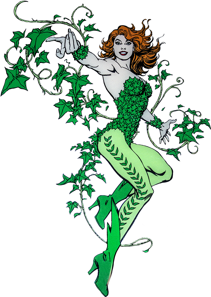 Batman Poison Ivy Character - Poison Ivy Batman Logo (712x1000)