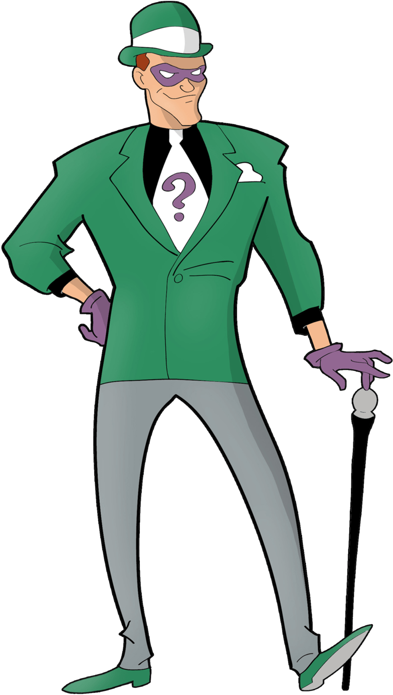 Riddler Design Batman The Animated Series (1024x1595)