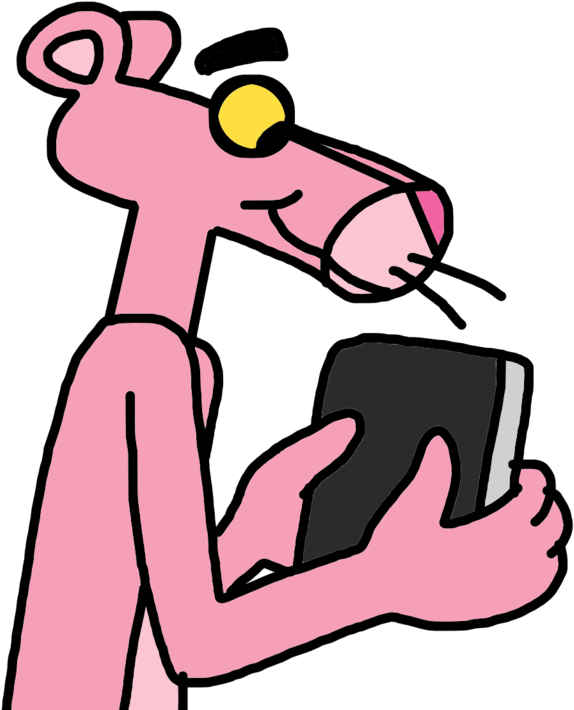 The Pink Panther With A Dvd Of A Horror Movie By Marcospower1996 - The Pink Panther (1024x768)