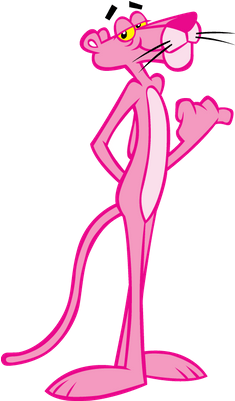 Pink Panther Resting Transparent Png Stickpng Rh Stickpng - Owens Corning Pink Panther (400x400)