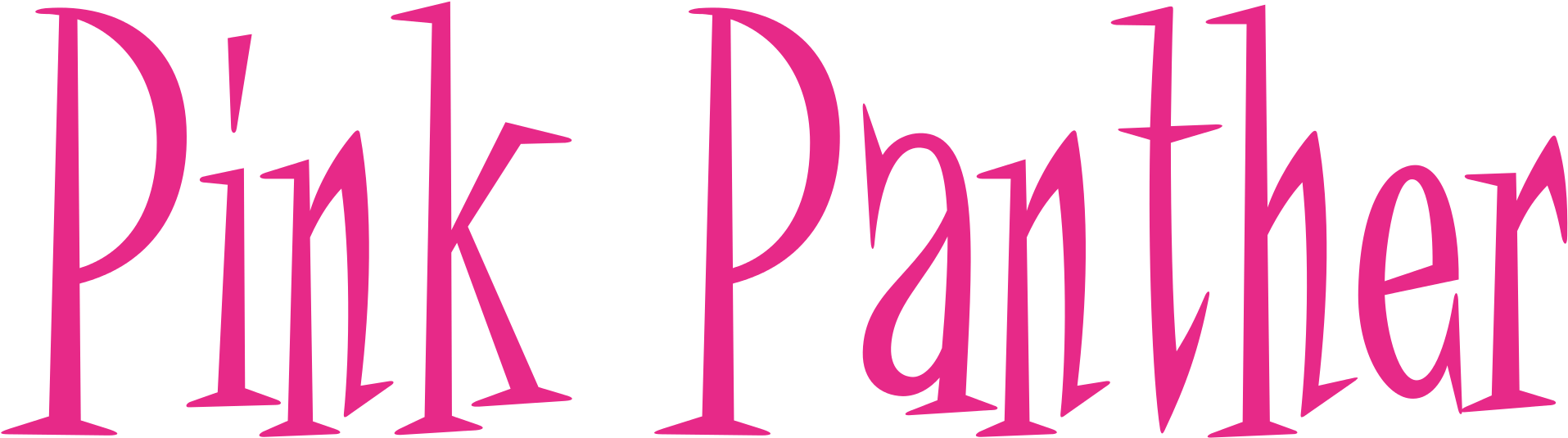 Pink Panther Logo - Pink Panther Logo Png (2000x602)