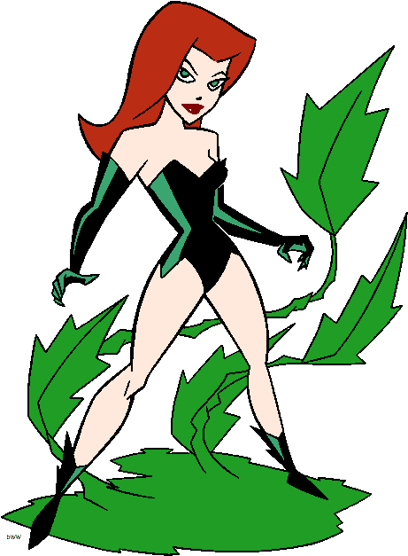 Poison Ivy Batman Clipart - Poison Ivy Coloring Pages ...