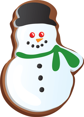 Free Christmas Cookie Clip Art - Christmas Cookie Clip Art (321x450)