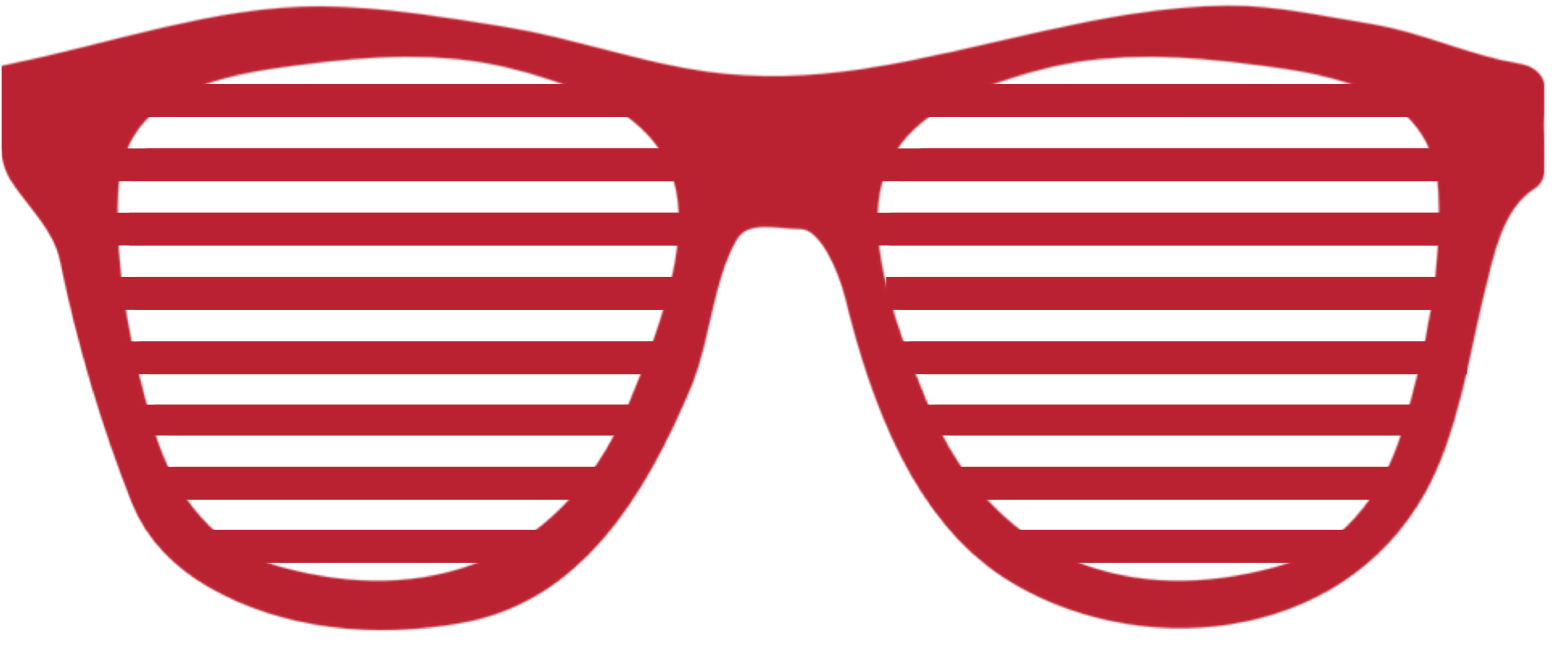 4th Of July Red Aviator Glasses Photo Booth Prop - Printable Photo Booth Props (2431x1302)