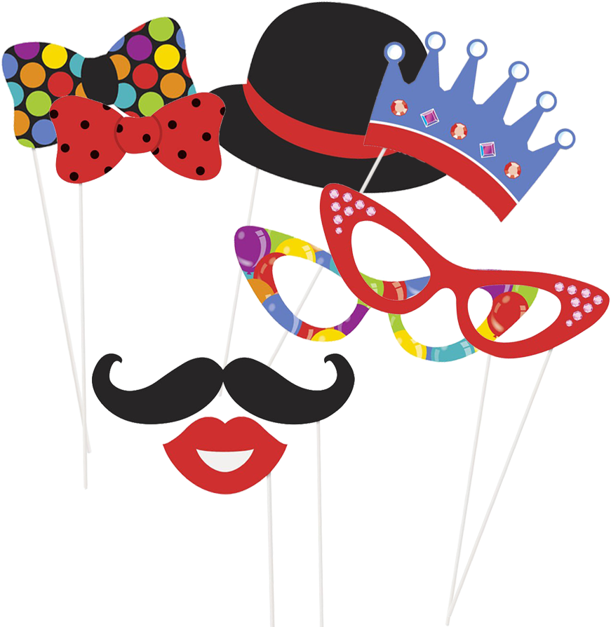 Accessoires Photo Booth Thème "fête" - Birthday Photo Props (900x900)