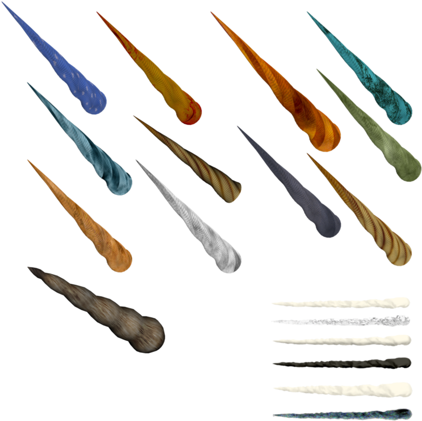 Unicorn Horns By Darkadathea - Unicorn (886x902)