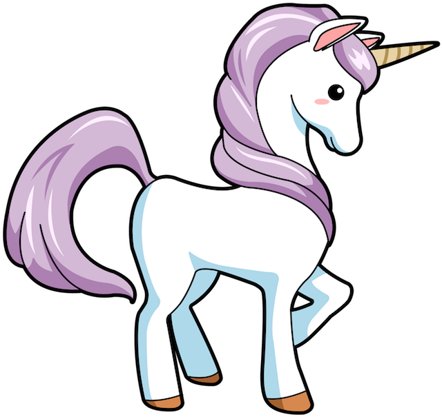 A Small White Unicorn With A Purple Dense Mane And - Well Do You Know Mummy Unicorn Baby Shower/birthday (700x660)