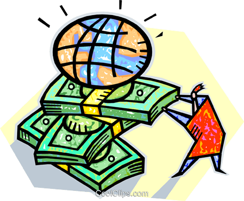 Global Financial Markets In Balance Royalty Free Vector - Economics (480x397)