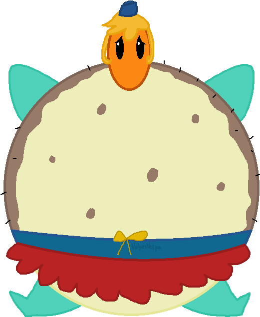 Pom Pom As Mrs - Mrs. Puff (532x650)