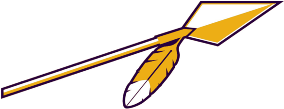 Spear Clipart - Washington Redskins Old Logo (600x291)