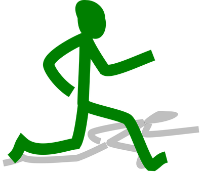 Runner, Sprint, Action, Running, Sport - Running Clip Art (399x340)