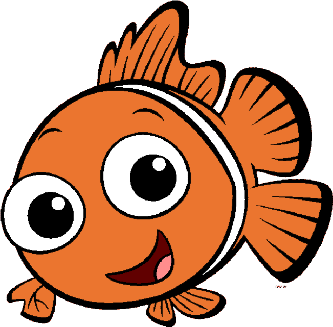Nemo - Dory And Nemo Drawings (666x674)