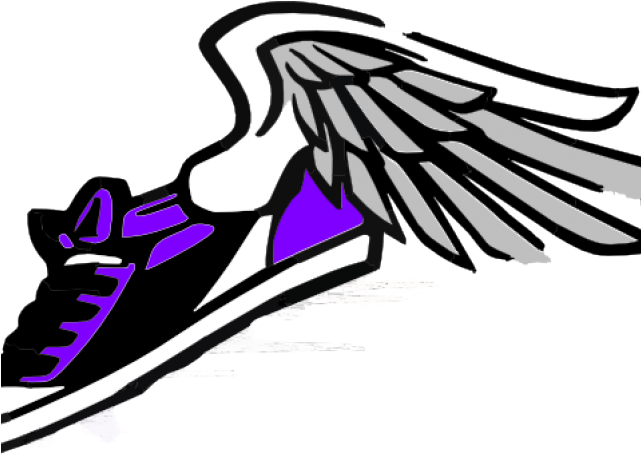 Running Shoes Clipart - Track And Field Designs (640x480)