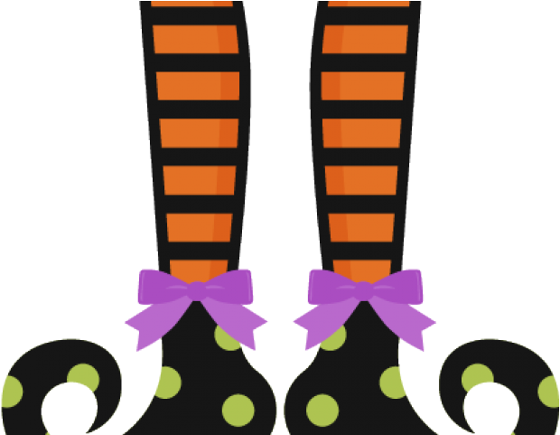 Shoes Clipart Halloween - Witch Shoes Svg (640x480)