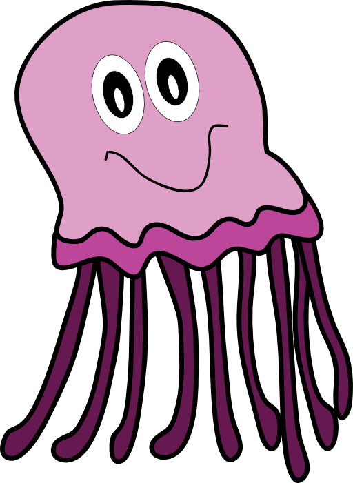 Cute Jellyfish Clipart - Clip Art (512x701)
