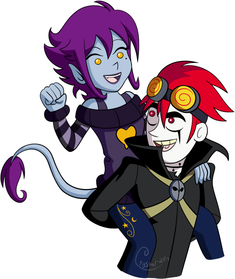 Imp Zelie And Jaq By Crystal-zen - Cartoon (800x958)